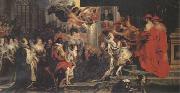 Coronation of Marie de'Medici (mk05) Peter Paul Rubens